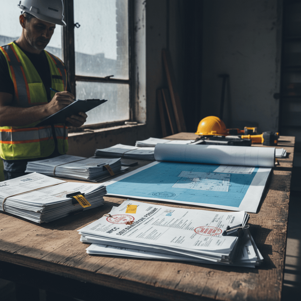 Demolition permits and compliance documentation