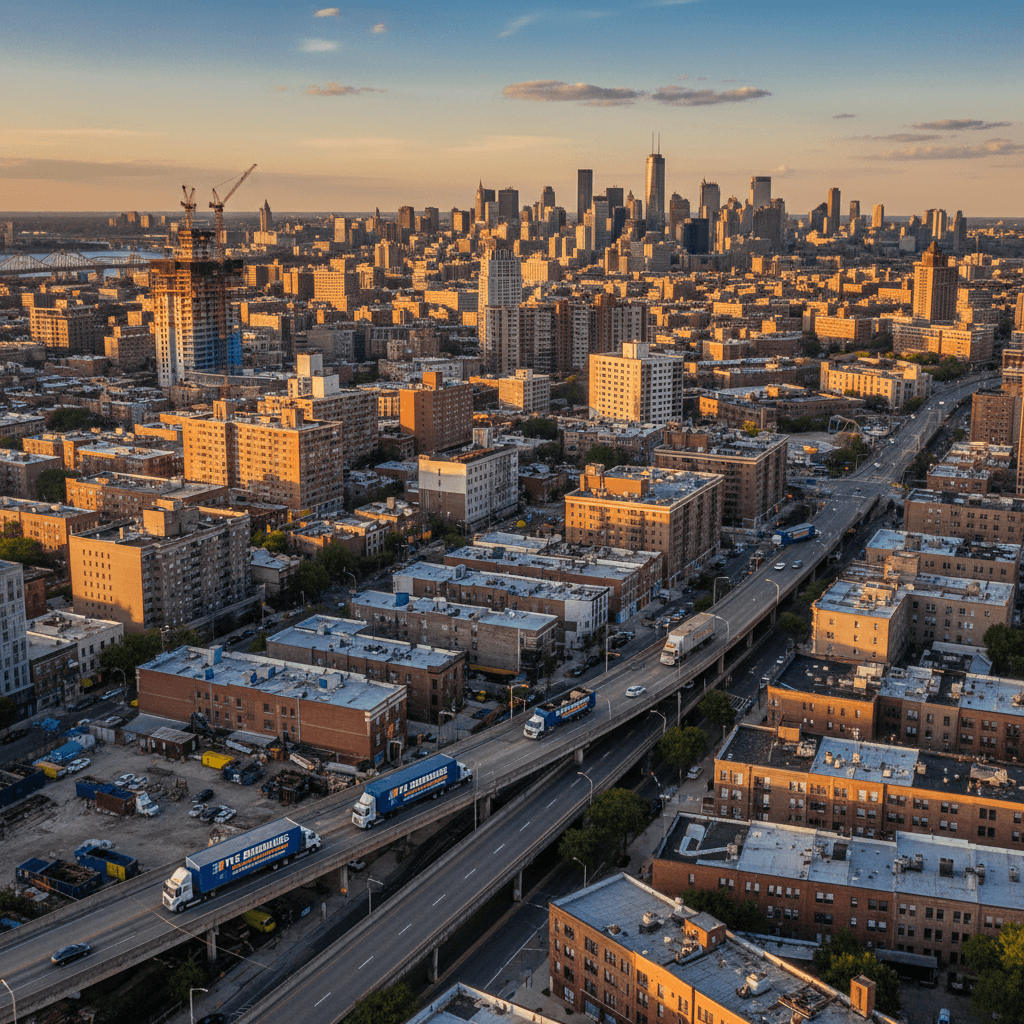 Five Boroughs service area coverage across Bronx neighborhoods