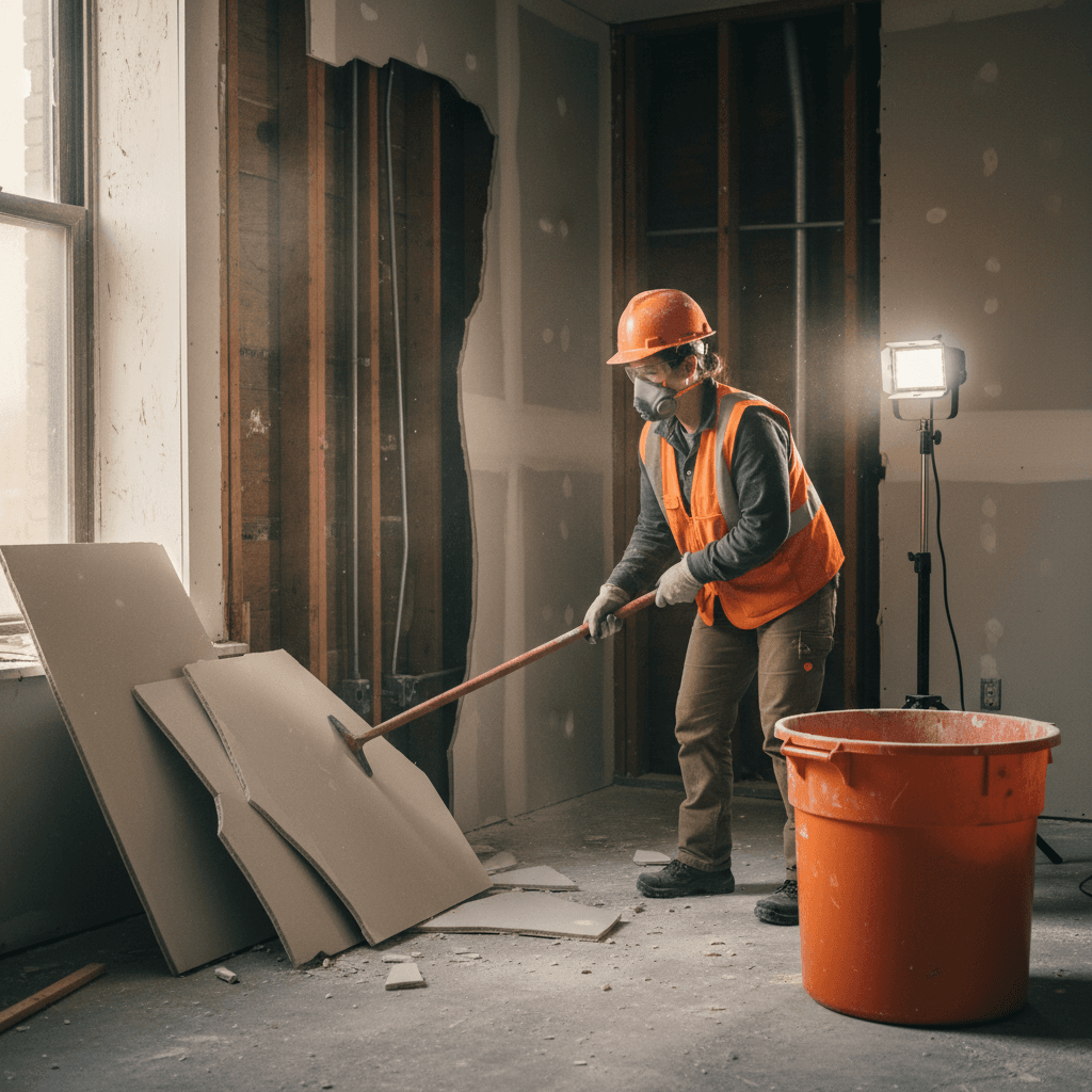 Light structural demolition work in Brooklyn