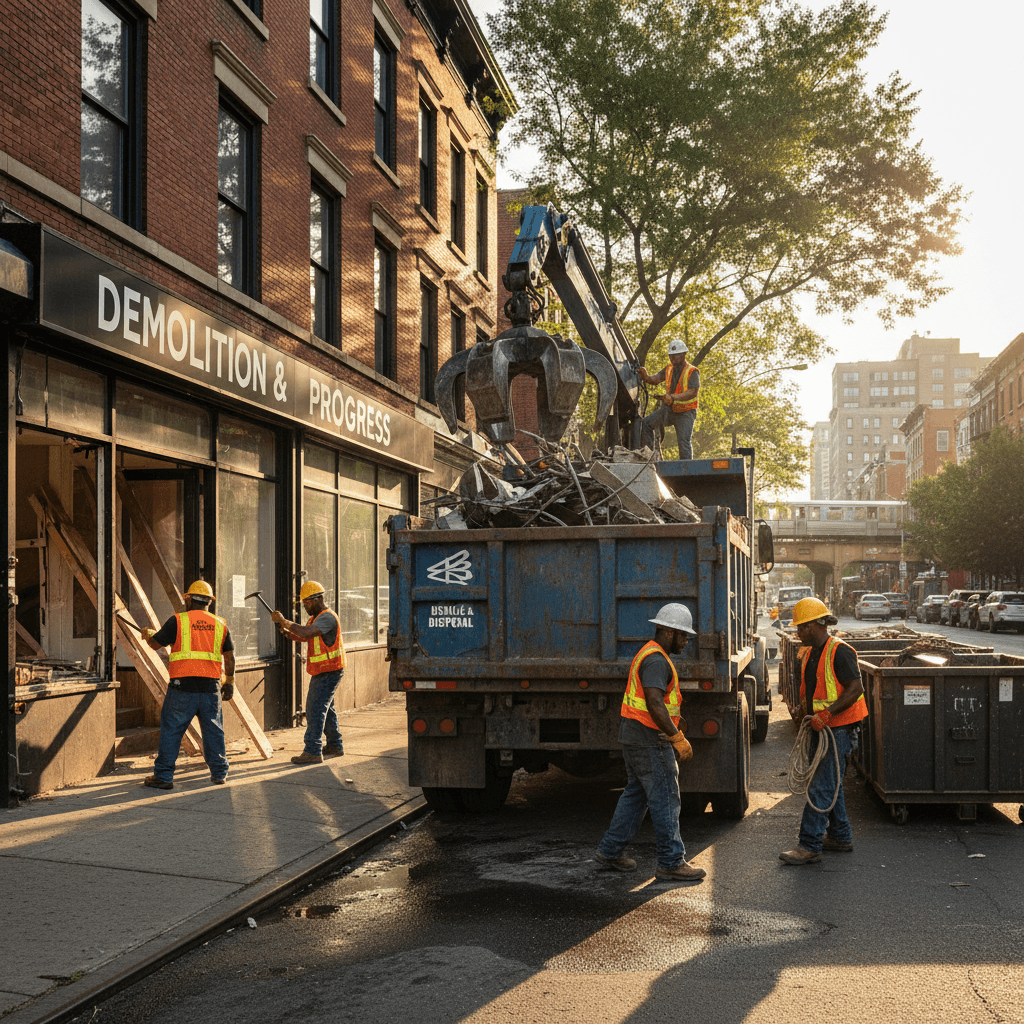 Fast interior demolition service in the Bronx