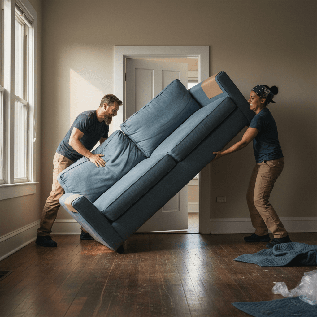 Sofa and bed removal