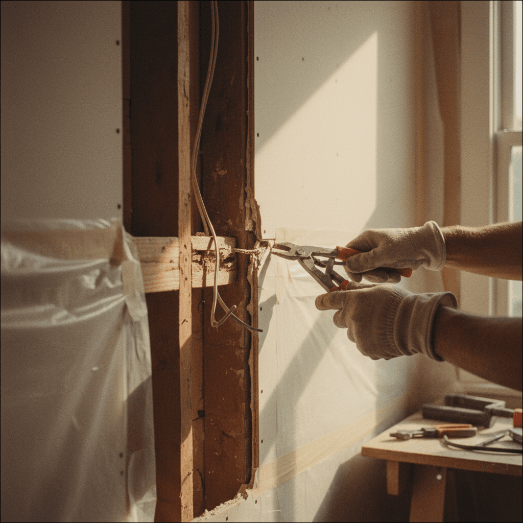 Precise selective demolition technique