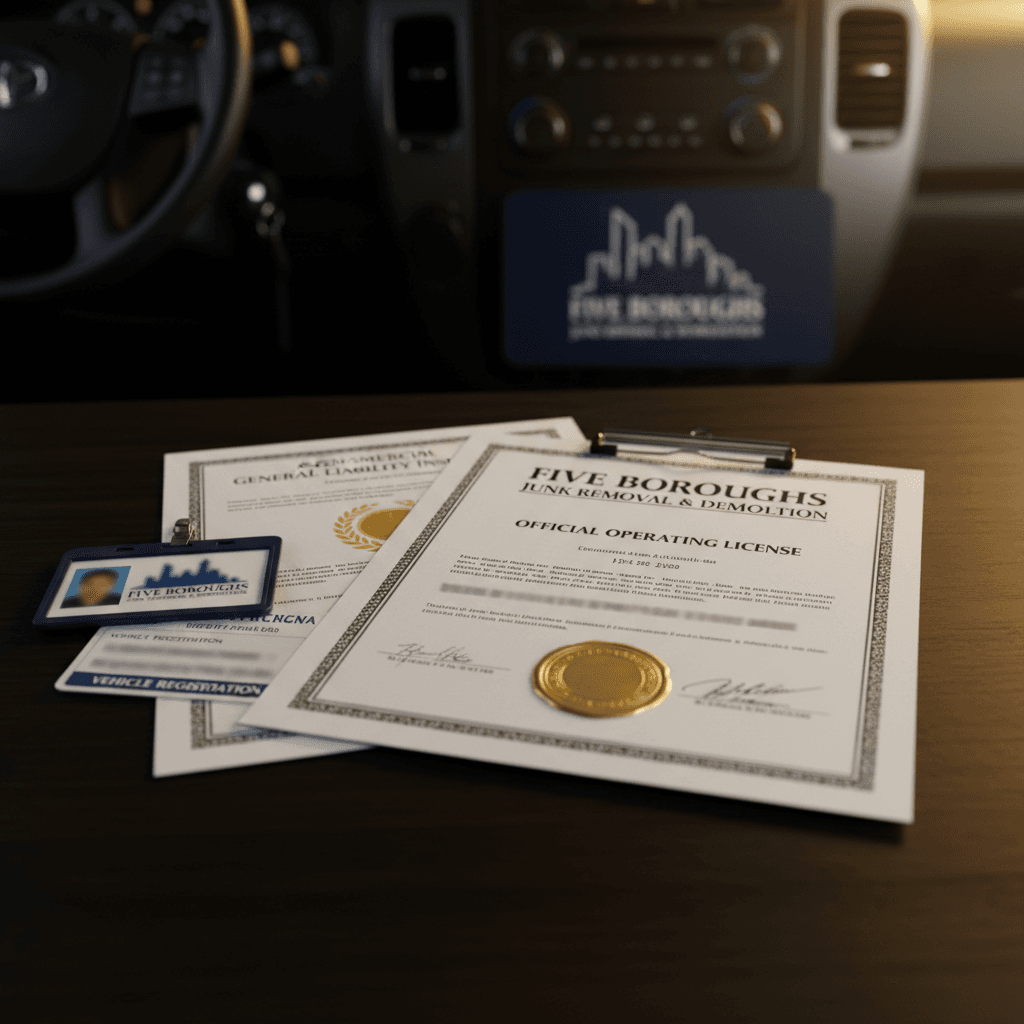 Licensed and insured credentials documentation