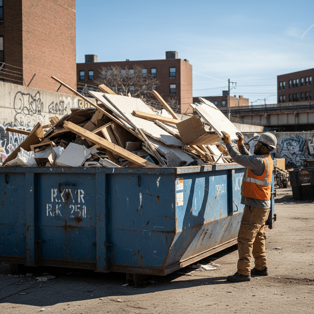 Construction debris removal