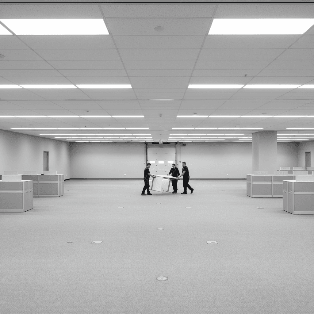 Commercial office furniture removal in New York