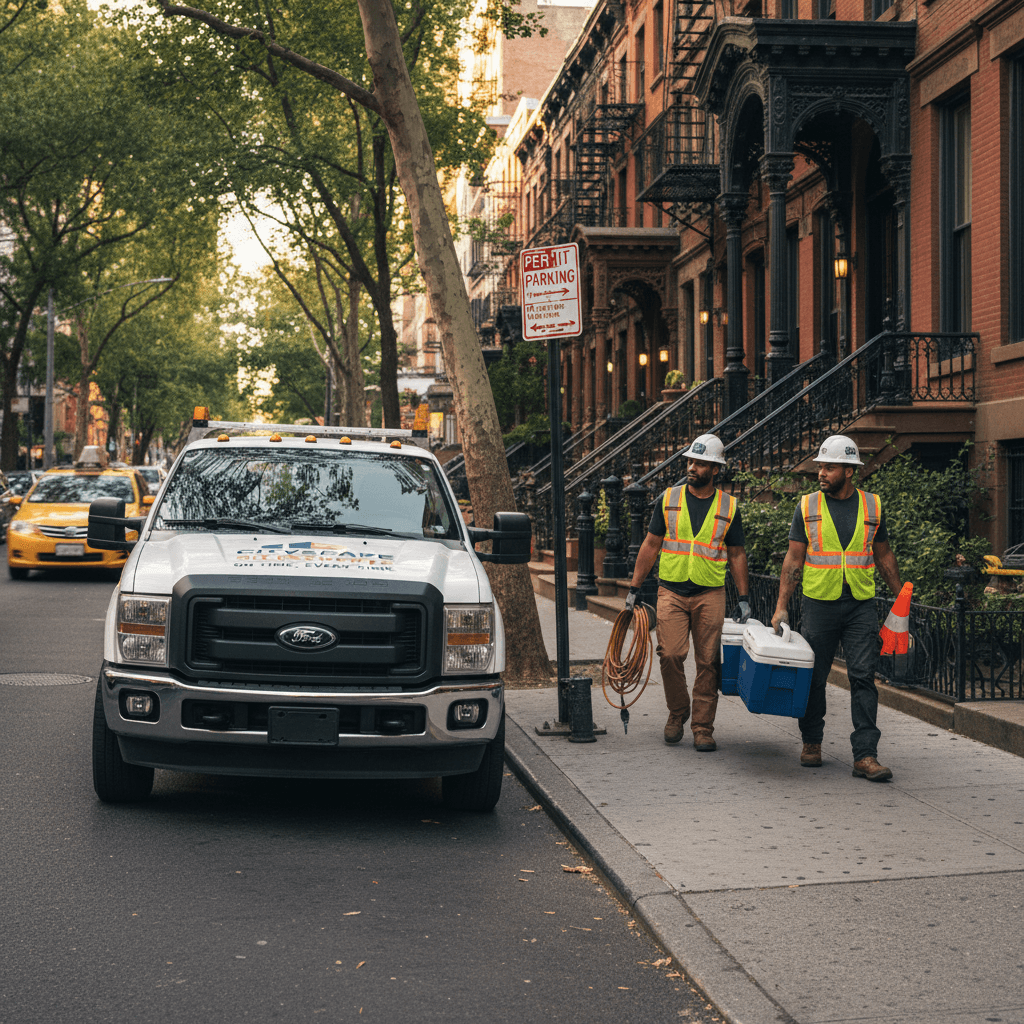 Five Boroughs work truck ready for same-day service
